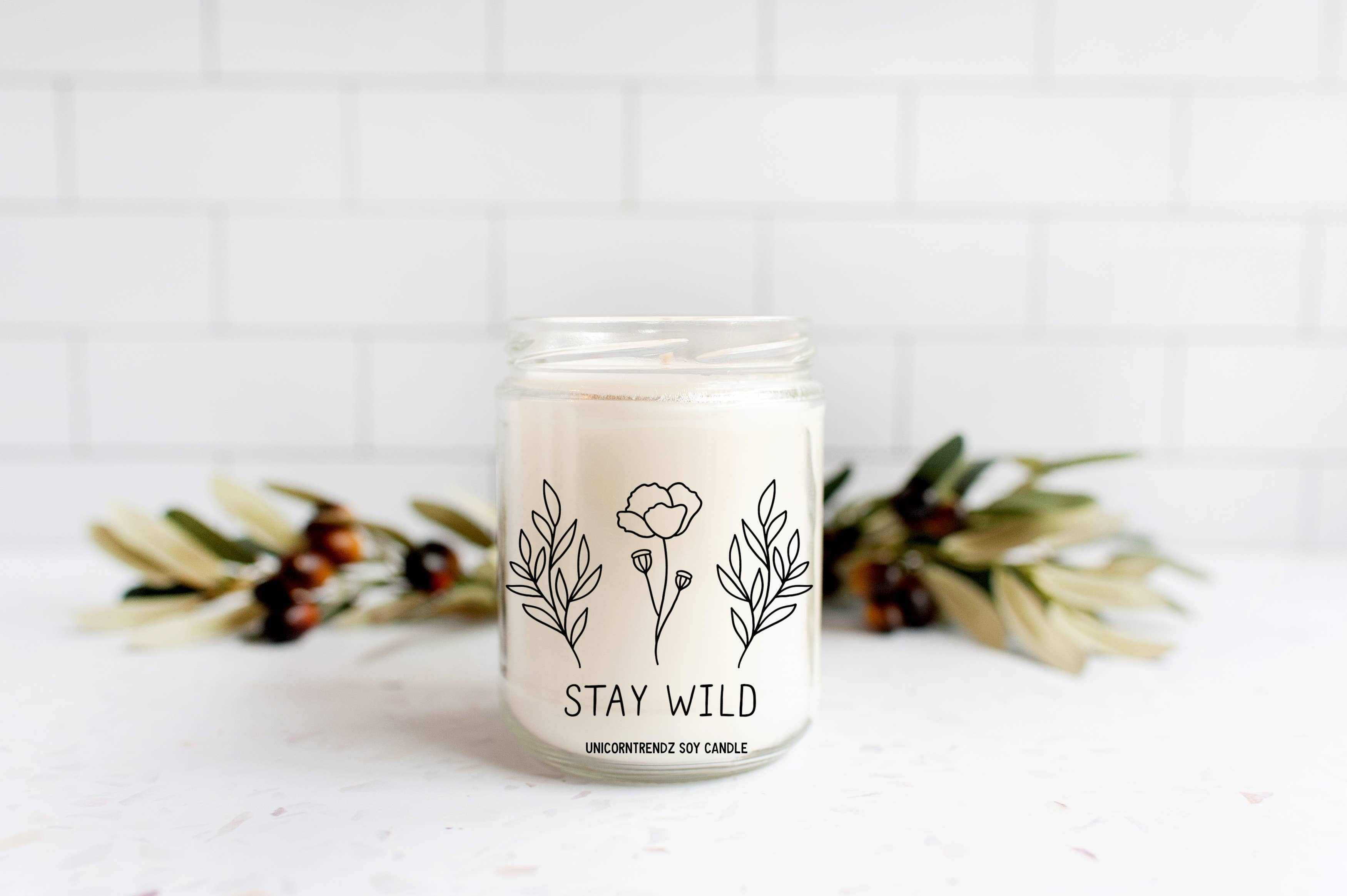 Best Friend Gift Gift Candle Handmade Soy Candle Soy Wax Candle Natural Essence Candle Stone Candle Natural Stone Candle Vegan Candle